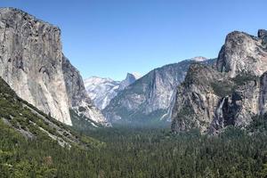 yosemite - el capital, véu de noiva cai, meia cúpula foto