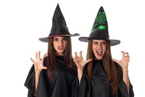 mulheres de beleza no estilo halloween foto