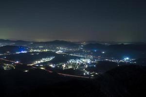 paisagem da montanha heukseong em cheonan, chungcheongnam-do, coreia foto