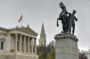 o parlamento austríaco em viena foto