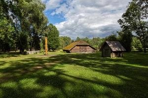 rokiskis mansão e paisagens dos arredores da cidade foto