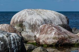 paisagens naturais da ilha de vormsi foto