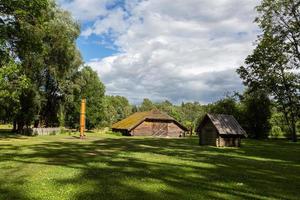 rokiskis mansão e paisagens dos arredores da cidade foto