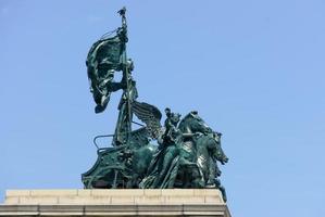 arco memorial de soldados e marinheiros no grand army plaza em brooklyn, cidade de nova york foto