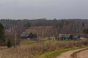 paisagens de outono na letônia foto