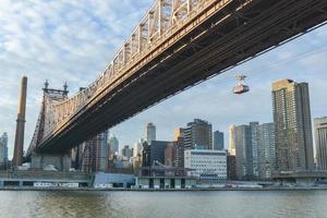 teleférico da ilha de roosevelt, manhattan, nova york foto