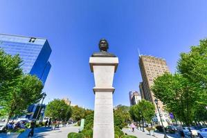 newark, nova jersey - 21 de setembro de 2019 - memorial jfk no parque militar em newark, nova jersey. foto