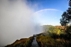 Victoria Falls na fronteira do Zimbábue e da Zâmbia foto