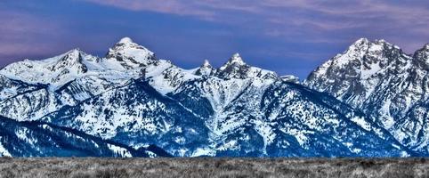 montanhas de wyoming foto