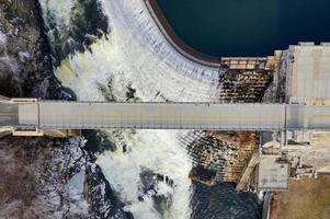 croton gorge park na base da nova barragem de croton em westchester, nova york foto