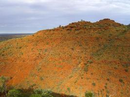 vista panorâmica de kings canyon, austrália central, território do norte, austrália foto