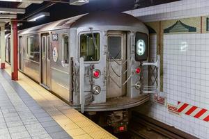 cidade de nova york - 14 de outubro de 2017 - 42 st - estação de metrô grand central na cidade de nova york. foto