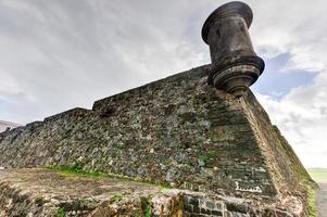 muralhas da cidade e mirante de san juan, porto rico. foto