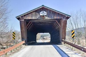 ponte coberta gorham goodnough em pittsford, vermont foto