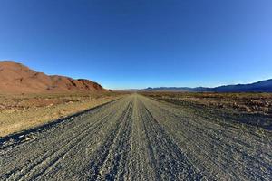 estradas de cascalho - namíbia foto