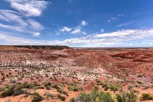 ponto tiponi no parque nacional da floresta petrificada no arizona. foto