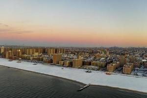 vista panorâmica do centro de manhattan em nova york durante o dia. foto