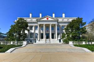 washington, dc - 3 de abril de 2021 - sede nacional da cruz vermelha americana em washington. foi declarado um marco histórico nacional em 1965. foto