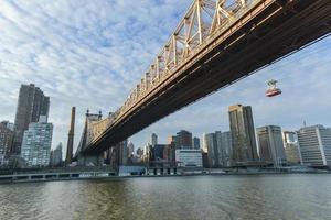 teleférico da ilha de roosevelt, manhattan, nova york foto