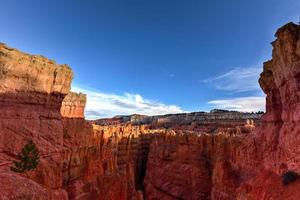 o anfiteatro no parque nacional de bryce canyon em utah, estados unidos. foto