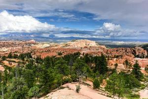 o anfiteatro no parque nacional de bryce canyon em utah, estados unidos. foto