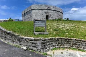 Forte Saint Catherine em St. george, bermudas. foto