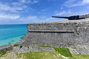 Forte Saint Catherine em St. george, bermudas. foto