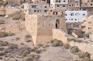 Al Karak ou Kerak Crusader Castle, Jordânia foto