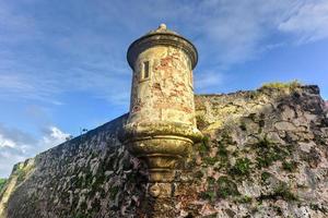 muralhas da cidade e mirante de san juan, porto rico. foto