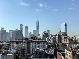 vista aérea de greenwich village e washington square park em nova york foto