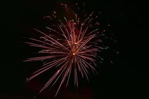 fogos de artifício de verão em coney island - brooklyn, nova york foto