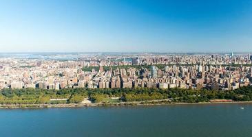 vista aérea de manhattan, nova york foto