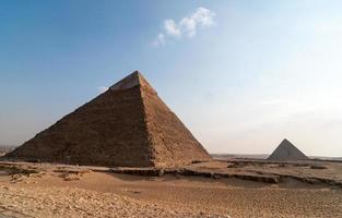 pirâmides egípcias do planalto de gizé, cairo foto