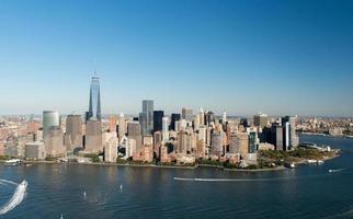 vista aérea de manhattan, nova york foto