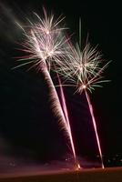 fogos de artifício de verão em coney island - brooklyn, nova york foto