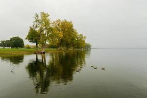 lago e parque onondaga foto