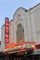 san francisco, califórnia - 14 de fevereiro de 2010 - castro theater na castro street, san francisco, califórnia, estados unidos. o castro theater é um famoso cinema de san francisco. foto