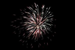 fogos de artifício de verão em coney island - brooklyn, nova york foto