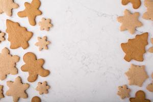 biscoitos de gengibre e açúcar para o natal foto