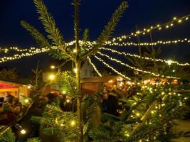 mercado de natal em uma vila alemã foto