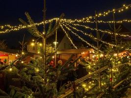 mercado de natal em uma vila alemã foto