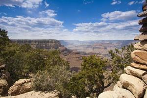 bela vista da paisagem do grand canyon foto