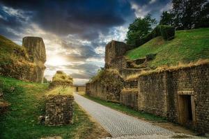 o anfiteatro em trier. uma visão torística na alemanha. património Mundial foto