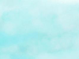 fundo aquarela de cor azul claro manchado macio, tela texturizada de papel pintado aquarela para design, cartão de convite, modelo. moldura criativa de tons turquesa suave foto