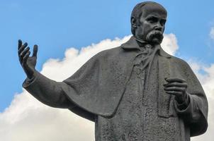 monumento de taras shevchenko, 2022 foto