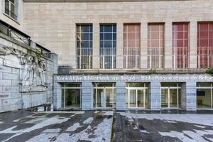 a biblioteca real da bélgica em bruxelas, 2022 foto