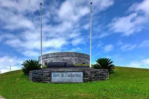 Forte Saint Catherine em St. george, bermudas. foto