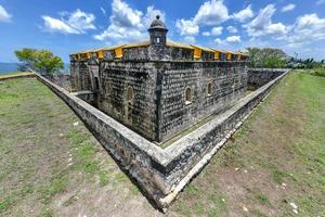 forte de san jose el alto, um forte colonial espanhol em campeche, méxico. foto