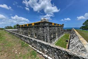 forte de san jose el alto, um forte colonial espanhol em campeche, méxico. foto