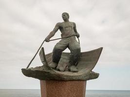 montauk, long island - 19 de maio de 2019 - memorial perdido no mar, criado por malcolm frazier foto